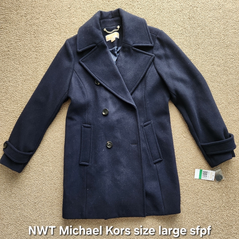 Michael Kors Women Navy Peacoat